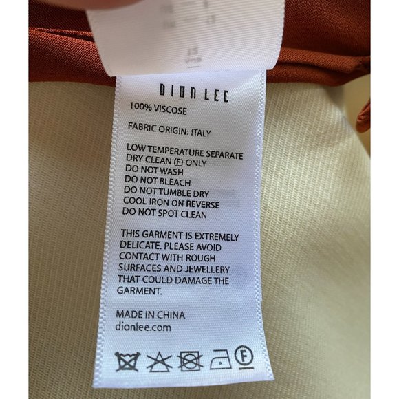 Dion Lee Gathered Front Satin Skirt, size 12AUS, size 8US - Picture 10 of 13